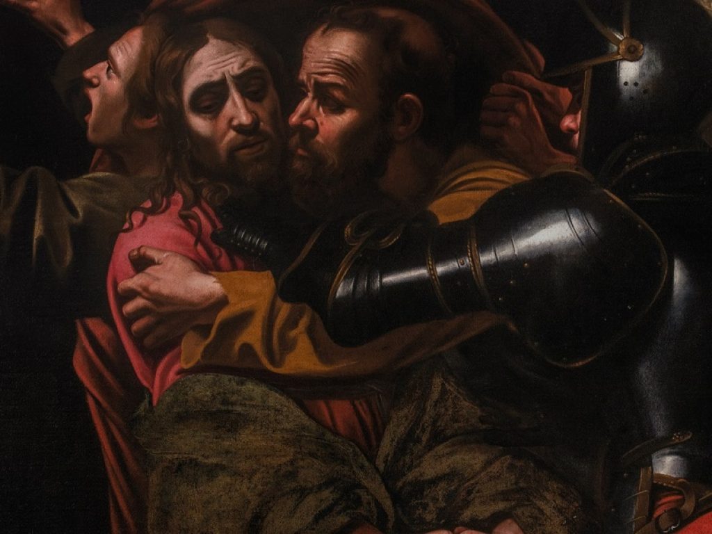 La copia contemporanea del capolavoro Cattura di Cristo di Caravaggio esposta a Palazzo Pitti. Un volume racconta la storia e i segreti della tela
