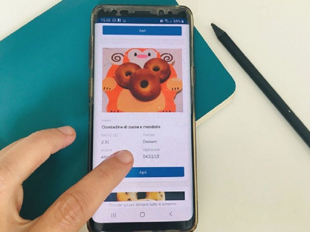 reata dall’associazione Italiana Glut1, l’Applicazione permette di monitorare e variare l’alimentazione, sotto costante controllo medico
