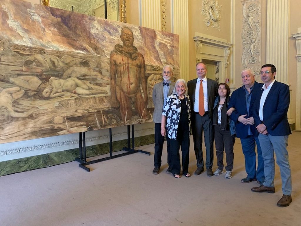Dittatore folle, la tela di Galileo Chini, sarà esposta in occasione della Notte dei Ponti nell’Anticamera degli Staffieri della Galleria di Arte Moderna di Palazzo Pitti