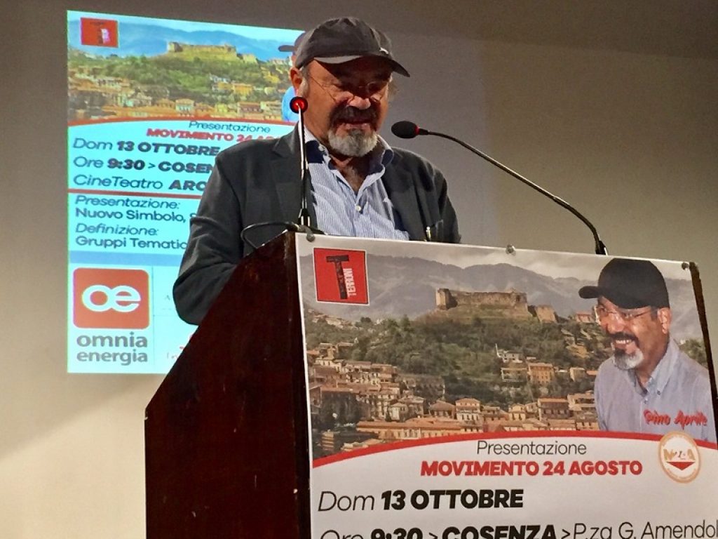 Nasce il movimento 24 agosto, la guida affidata a Pino Aprile: "Esiste una questione meridionale, lo Stato fa finta di non vedere"