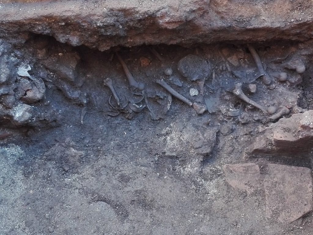 In via del Governo Vecchio a Roma scoperta la tomba della pellegrina. Svela un pezzo della vita medioevale della città