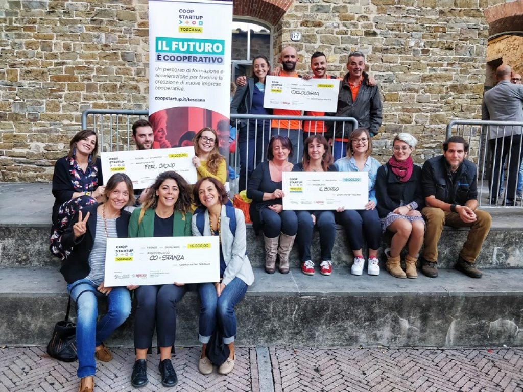 Dal coworking con area baby al “facilitatore” di crowdfunding, dal servizio di consegne in bici all’albergo diffuso: ecco i vincitori di Coopstartup Toscana