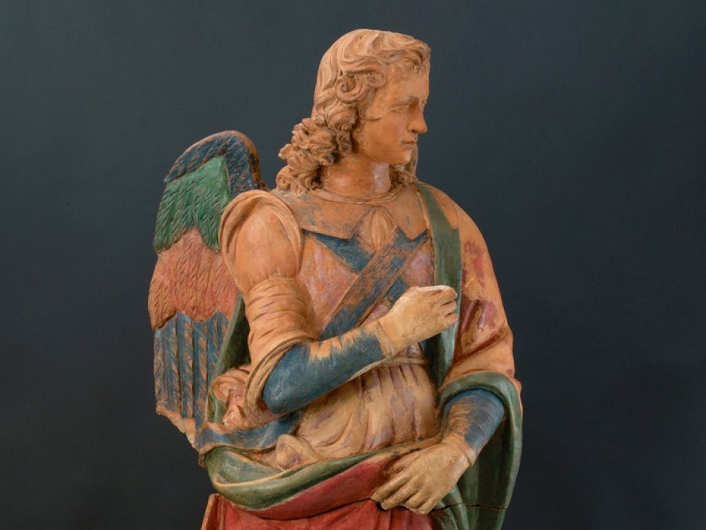 Angelo Annunciante attribuito dal professor Carlo Pedretti a Leonardo sarà esposto a Vinci, al Centro Leo-Lev. La scultura è stata restaurata di recente