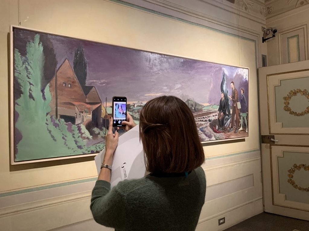 Neo Rauch. Opere dal 2008 al 2019 è la mostra visitabile all’interno delle sale dell’Andito degli Angiolini di Palazzo Pitti a Firenze