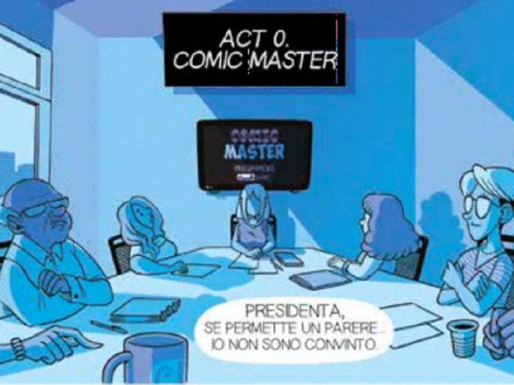 BD Next porta in libreria La vedova bianca, il primo progetto di storia a fumetti vera e propria di Fran: un reality show dedicato ai fumetti