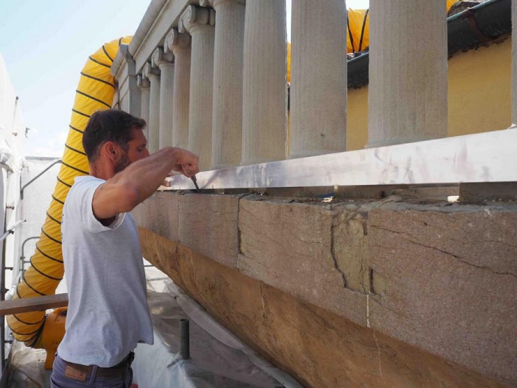 Completato il restauro della facciata del Rondò di Meridione di Palazzo Pitti