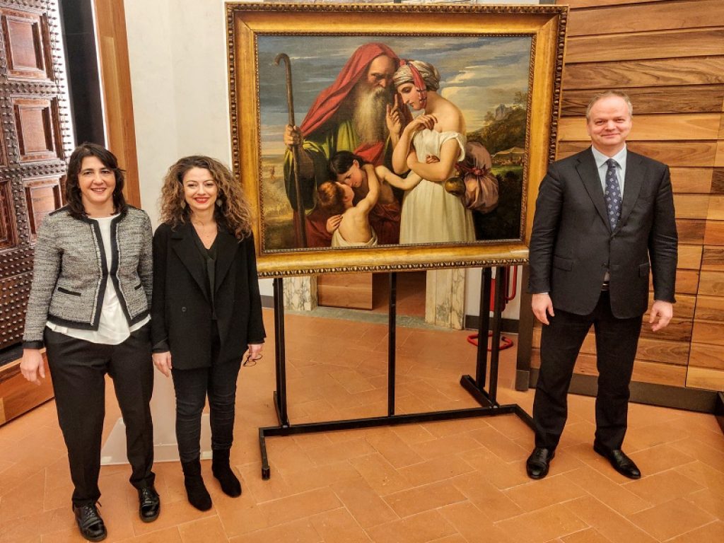 Gli Uffizi acquistano il ripudio di Agar di Giuseppe Bezzuoli