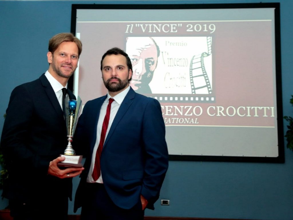Patrizio Pelizzi ha vinto il Premio Vincenzo Crocitti International 2019 come miglior attore e sceneggiatore in carriera