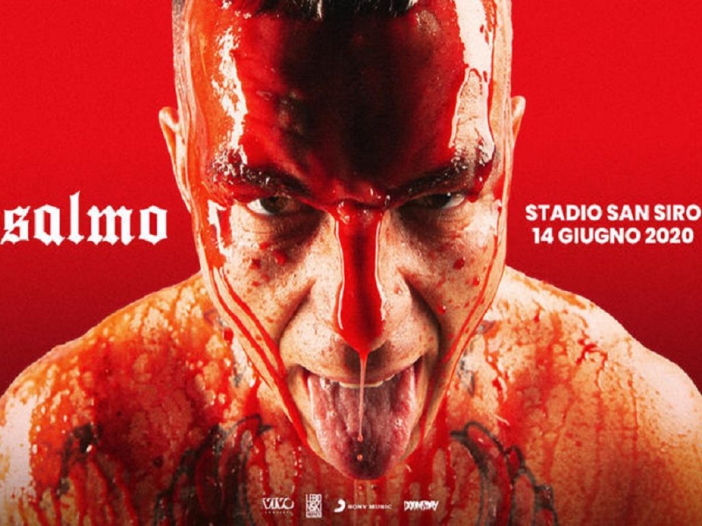 Il poster promozionale con il sangue è troppo cruento e Salmo riappare circondato da gattini