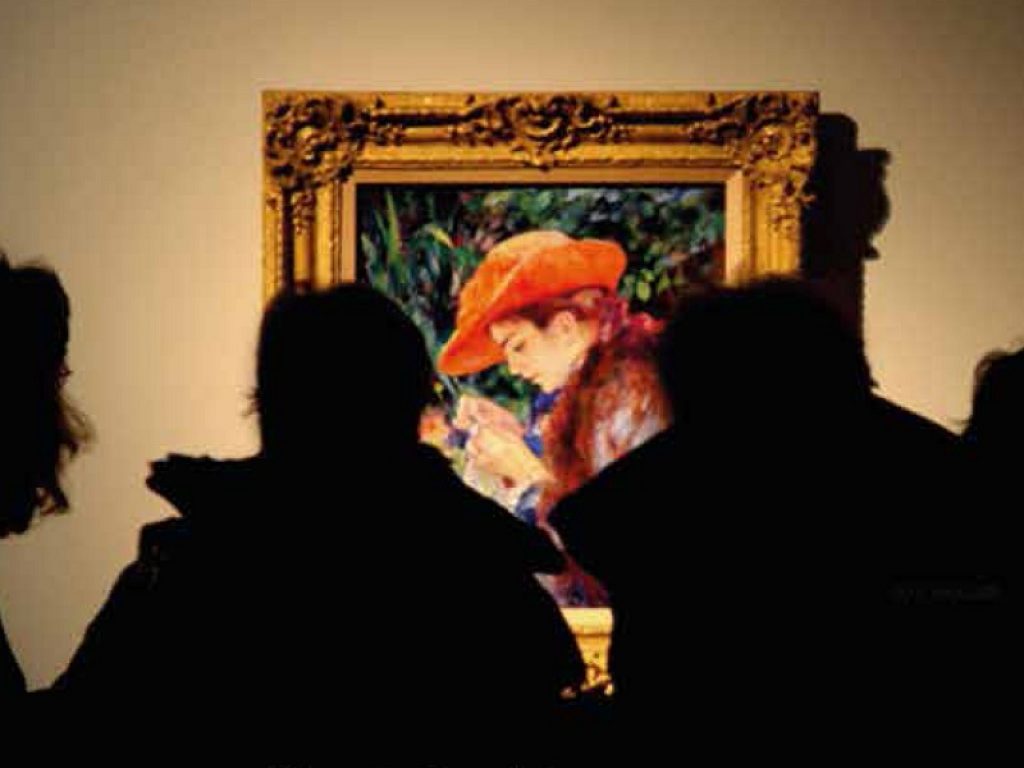 Nell'ambito della mostra Impressionisti Segreti, Vittorio Sgarbi presenta il libro "L’illuminazione delle opere nelle mostre d’arte" di Francesco Murano.