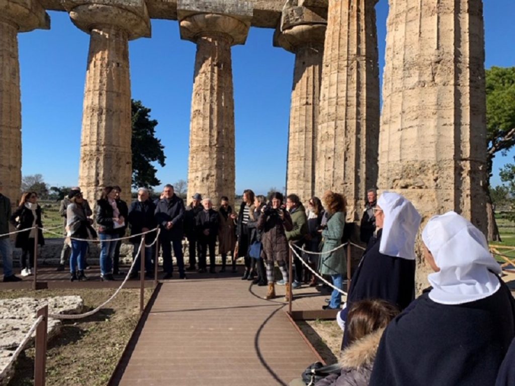 La “Basilica” di Paestum è ancora l’unico tempio dove si entra in carrozzina. Percorso sperimentale riaperto dopo restauro