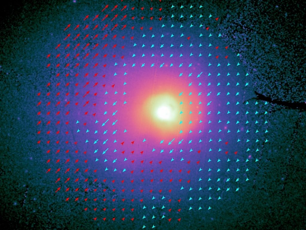 Realizzate le prime mappe della distribuzione e del moto delle masse di gas caldo che permeano due ammassi di galassie: fra gli autori dello studio un ricercatore INAF