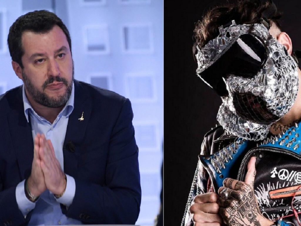 Sanremo, Salvini contro Junior Cally: “In un testo dice 'ammazziamo i carabinieri', uno così per me deve andare in galera, non sul palco”