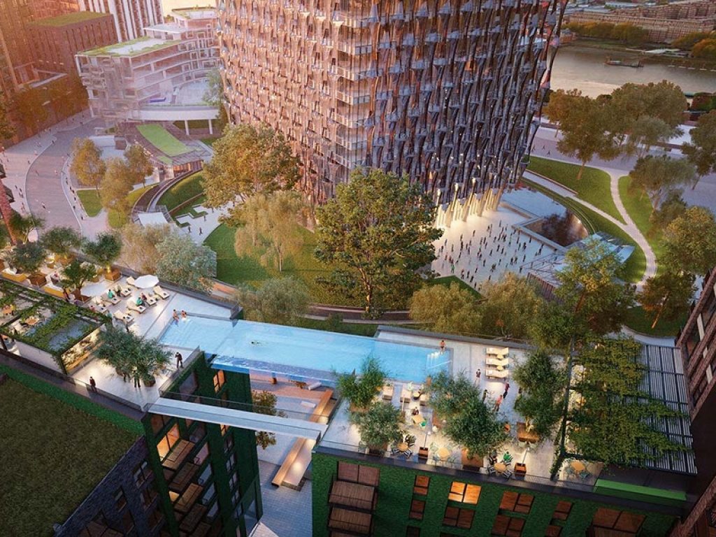 A Londra si nuota nel vuoto con Sky Pool