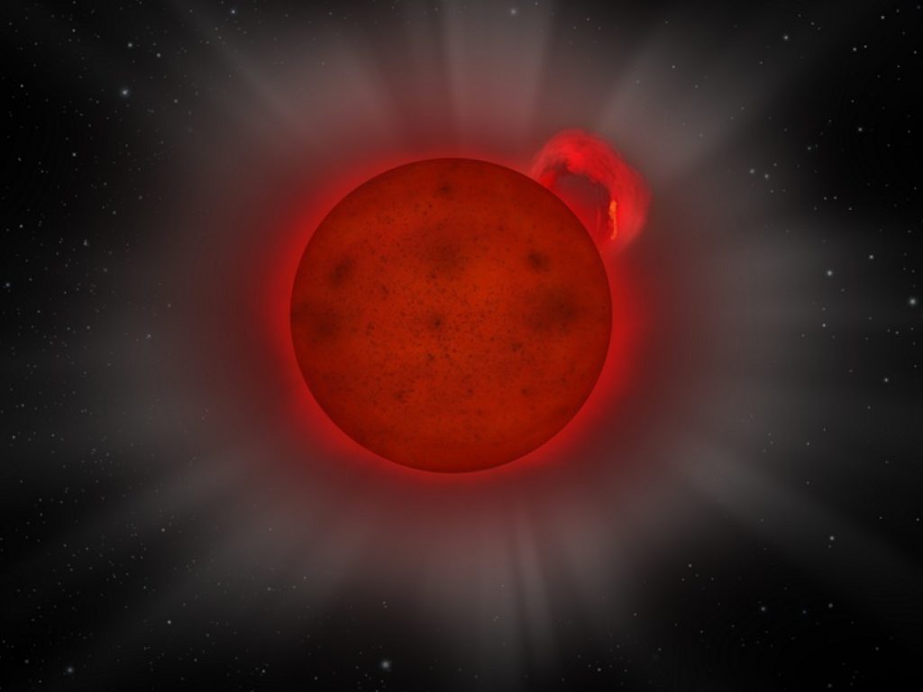 La stella J0331-27, che appartiene alla categoria delle nane brune di classe L, ha sorpreso la comunità scientifica per un brillamento molto intenso di raggi X