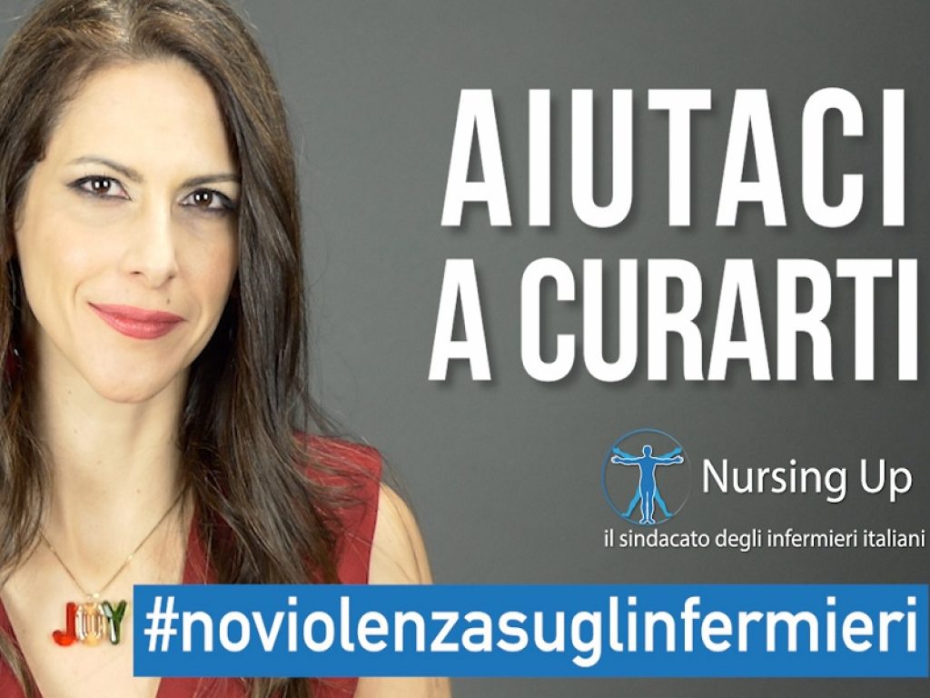 Janet De Nardis è una delle testimonial della campagna di sensibilizzazione contro la violenza sugli infermieri lanciata da Nursing Up