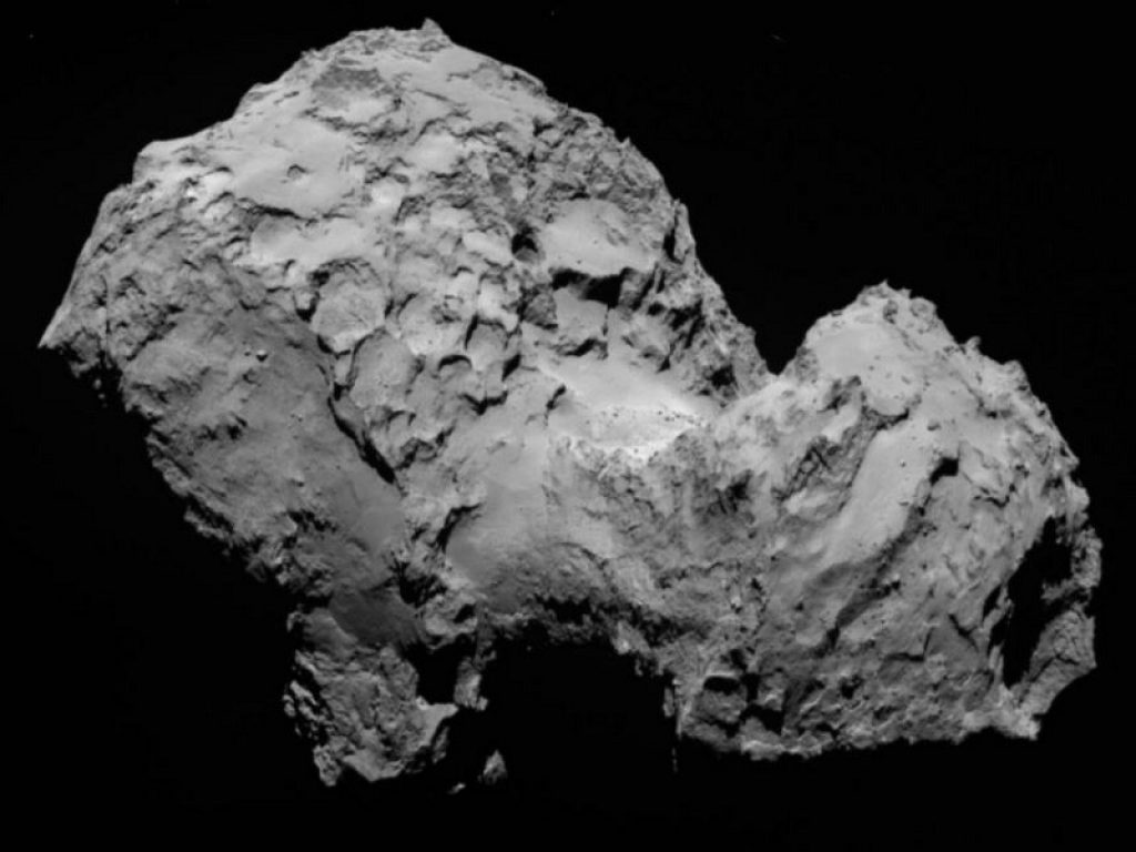 Sali di ammonio sul nucleo della cometa 67/P