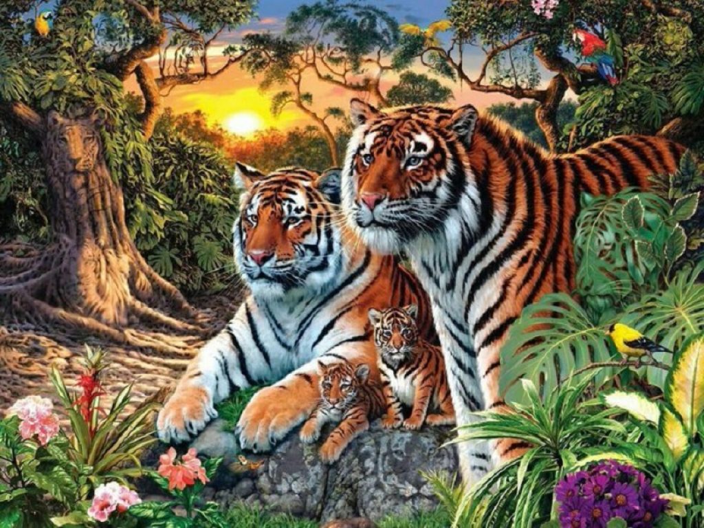 Quante tigri vedi in questa immagine? La nuova illusione ottica è virale: in pochi sono riusciti ad indovinare il numero giusto