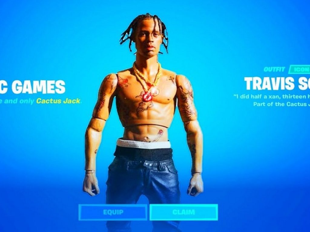 Travis Scott su Fortnite per il lancio di Astronomical