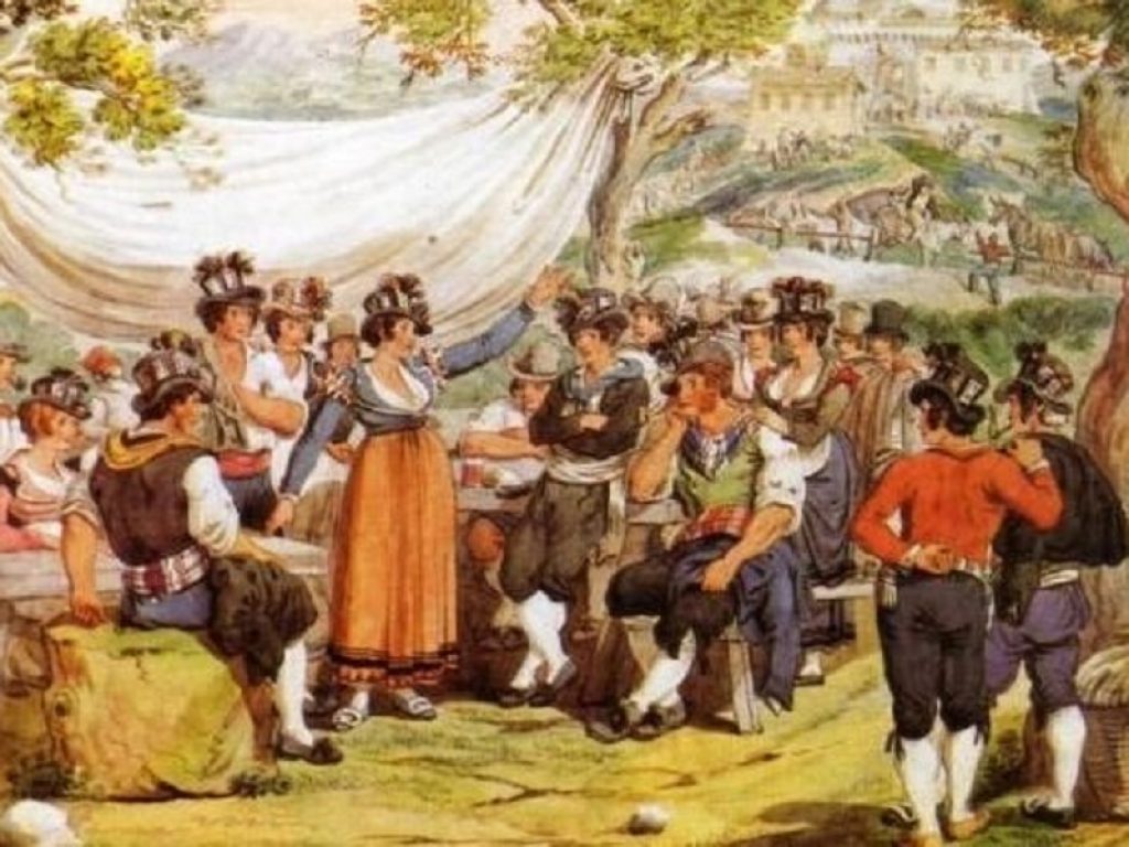 La poesia a braccio affonda le radici nella storia