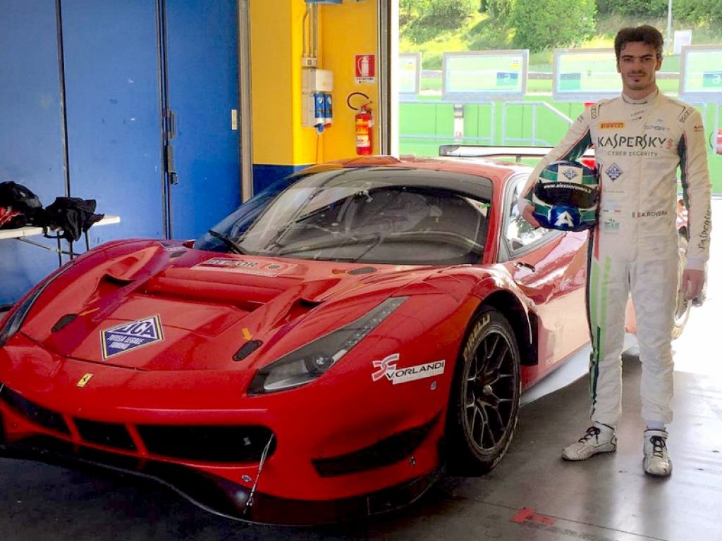 Per Rovera prima volta “in rosso” a Vallelunga