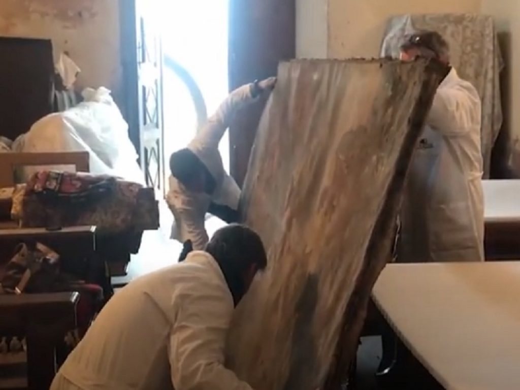 Operazione Casaleggio: su YouTube il restauro della tela