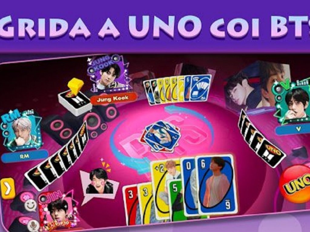 I BTS sbarcano su UNO! mobile