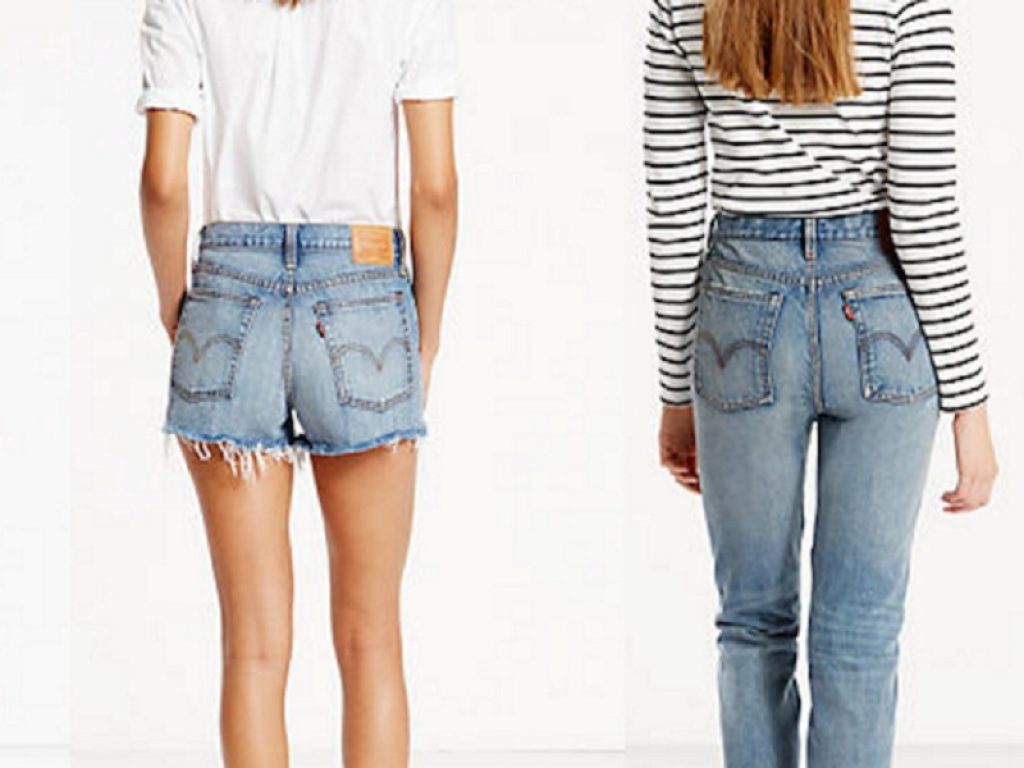 Le ali sulla tasca dei jeans sono un marchio Levi's