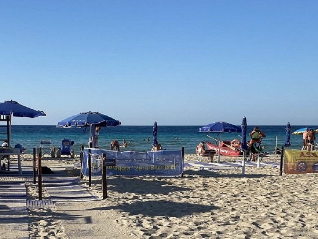 A San Vito Lo Capo gratuita la spiaggia senza barriere