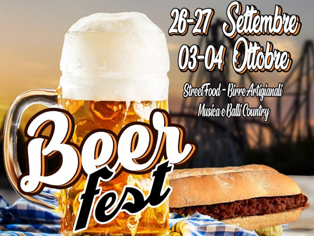 Al parco divertimenti MagicLand in arrivo due eventi: da domani per due weekend consecutivi il Beer Fest, poi si festeggia Halloween
