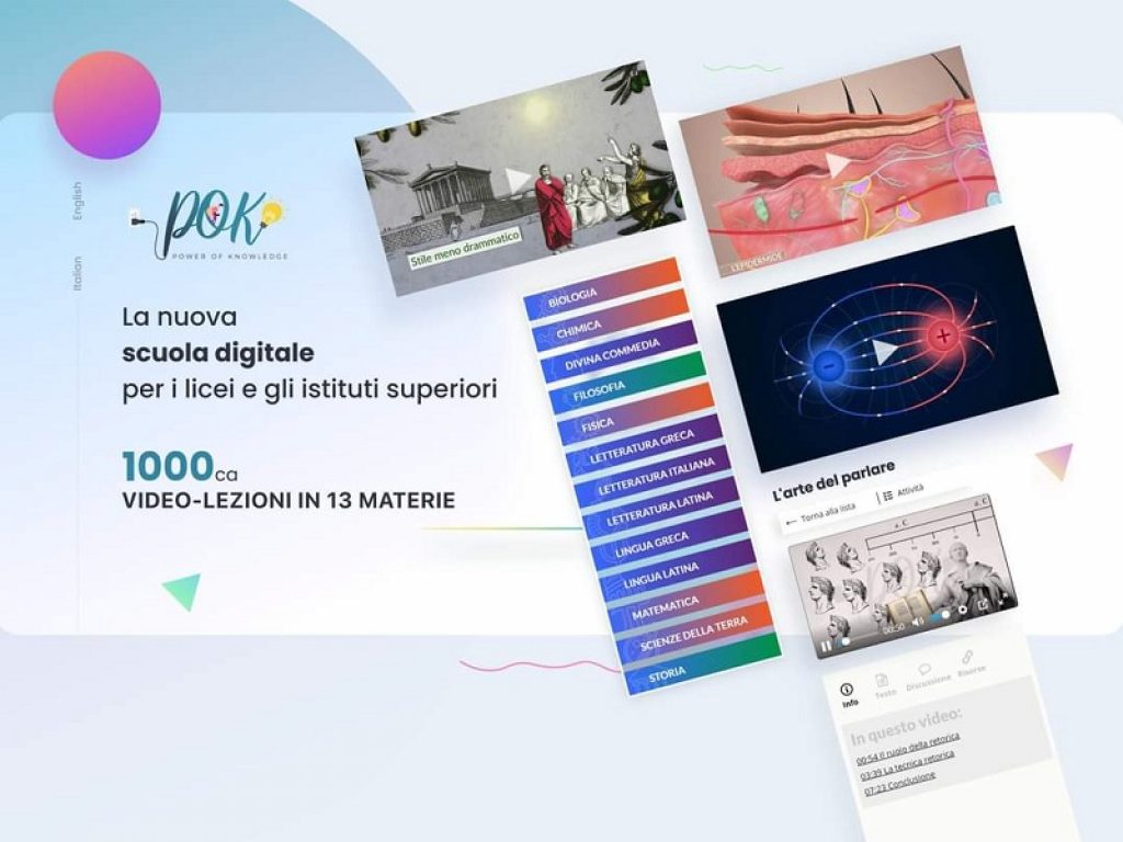 Per la didattica arriva il supporto digitale Pok