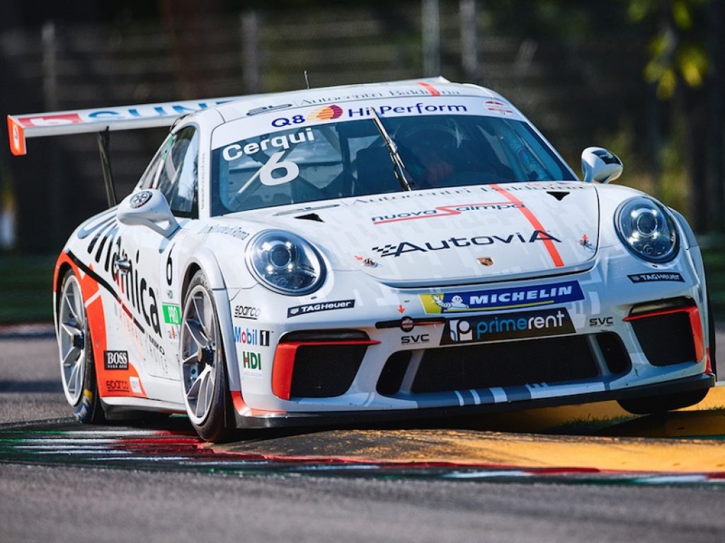 Carrera Cup italia: a Vallelunga AB Racing rilancia con tre Porsche nel round di casa. Con Cerqui e Randazzo all'esordio il 22enne rookie Strignano
