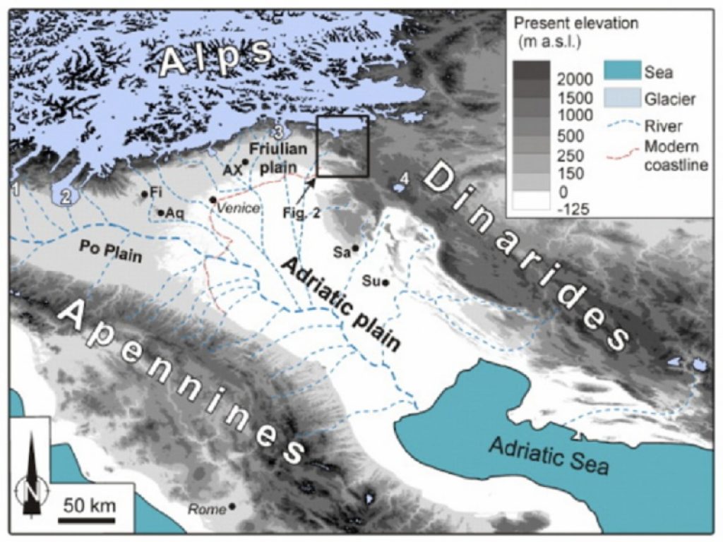 Bel tempo sulla steppa toscana e neve al Sud: il meteo di 21mila anni fa