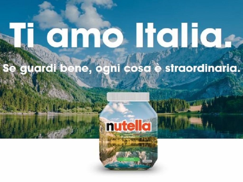 Nutella celebra l’Italia con i nuovi vasetti in edizione limitata