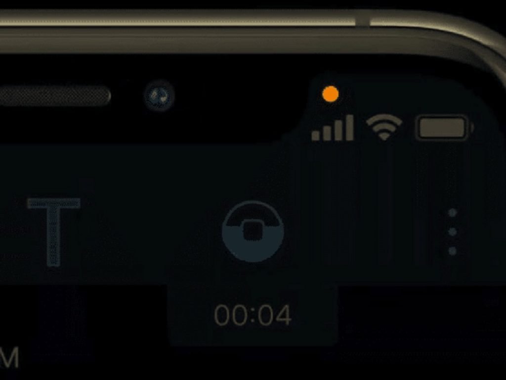 iOS 14 introduce il puntino arancione e verde per la privacy