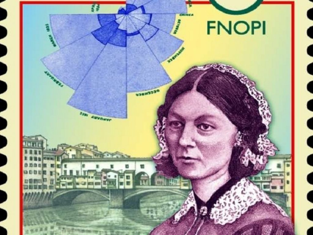 Un francobollo celebra Florence Nightingale