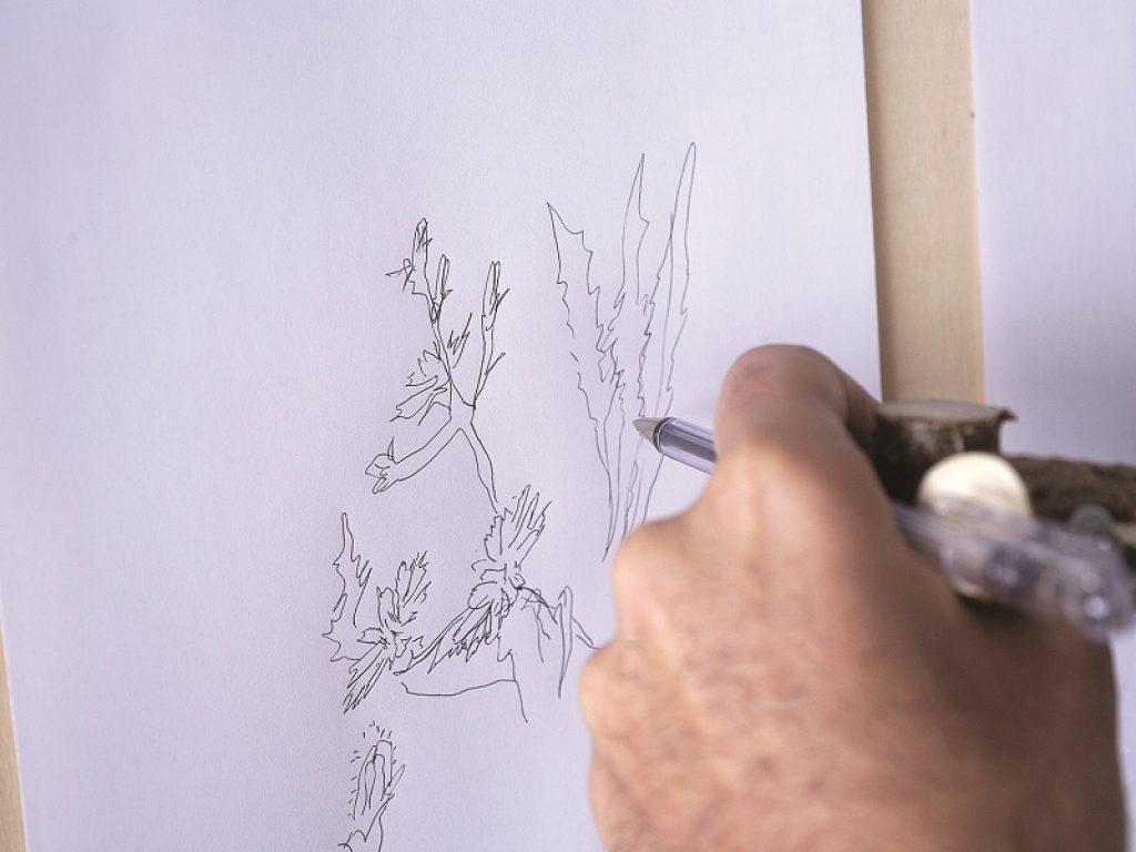 Marco Emmanuele. Drawing machine #8 in mostra a Casa Vuota