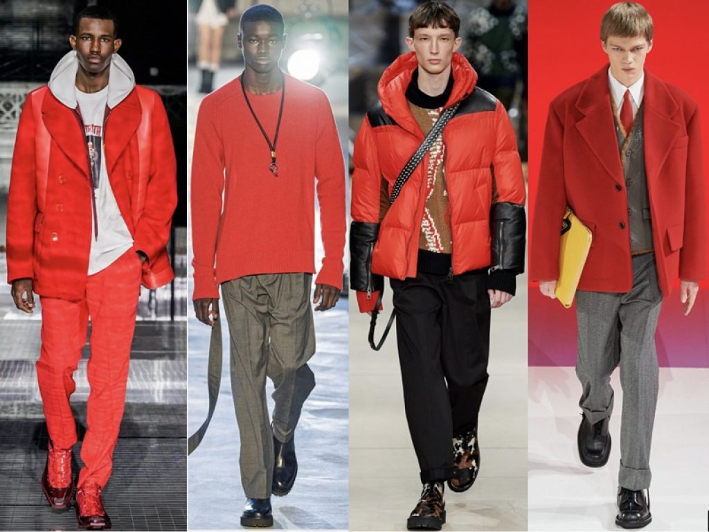 Pillole di stile: uomo in rosso per quest’autunno-inverno 2020. Simbolo di passione, seduzione e leadership è un colore che va calibrato nell’essere indossato