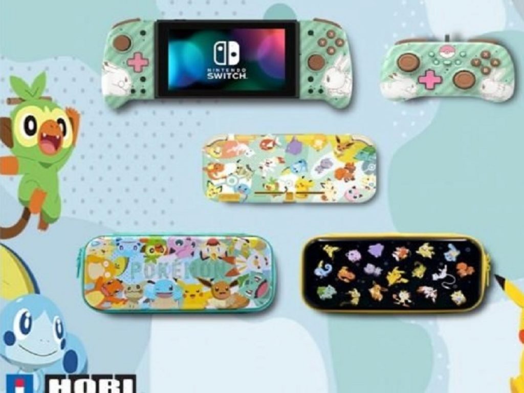Hori lancia la nuova line ‘Pokémon’ per Nintendo Switch