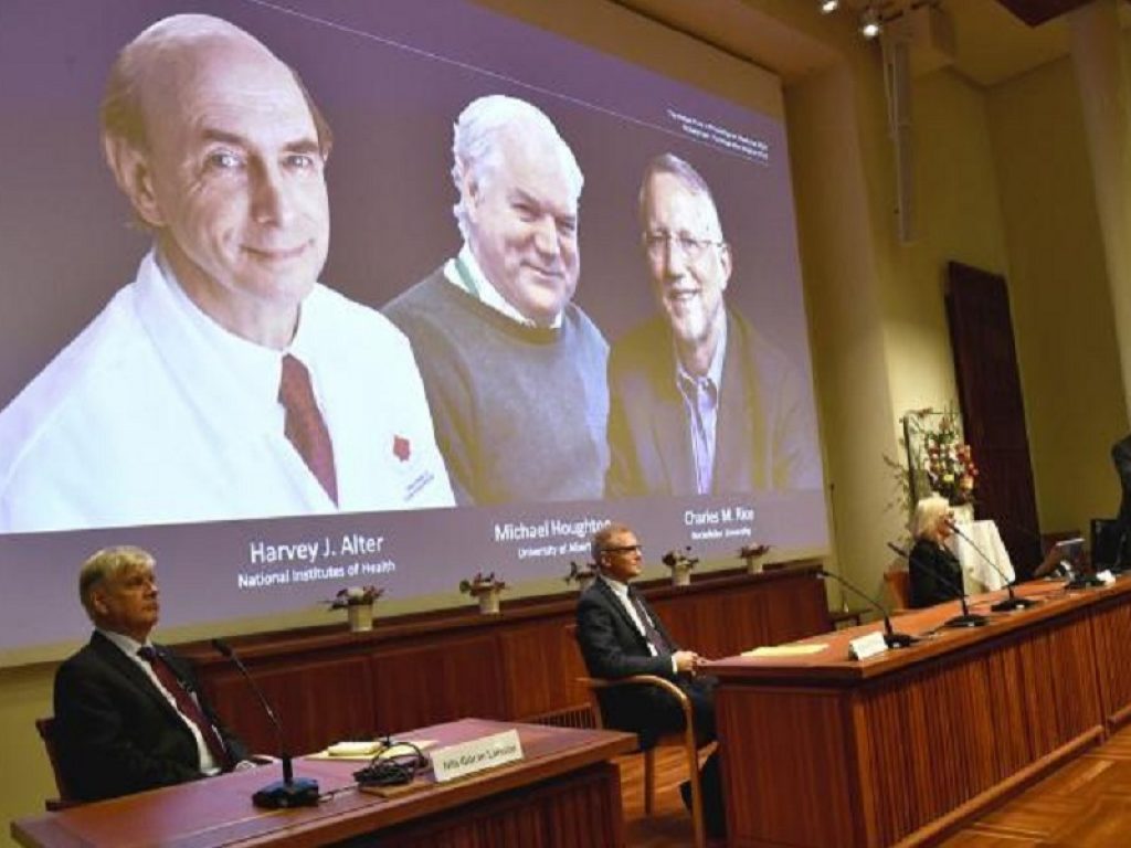Nobel per la Medicina a 3 virologi che hanno scoperto l'epatite C
