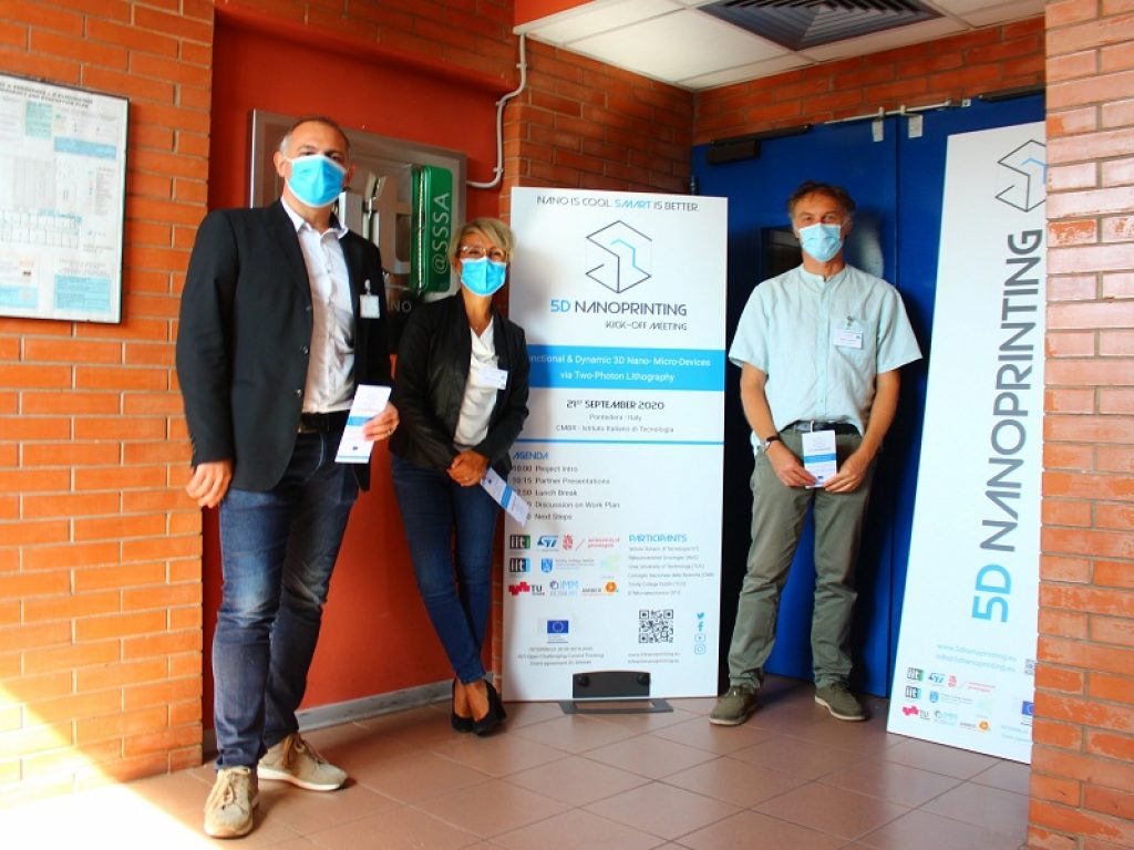 Arrivano fondi UE per il progetto 5DNanoPrinting