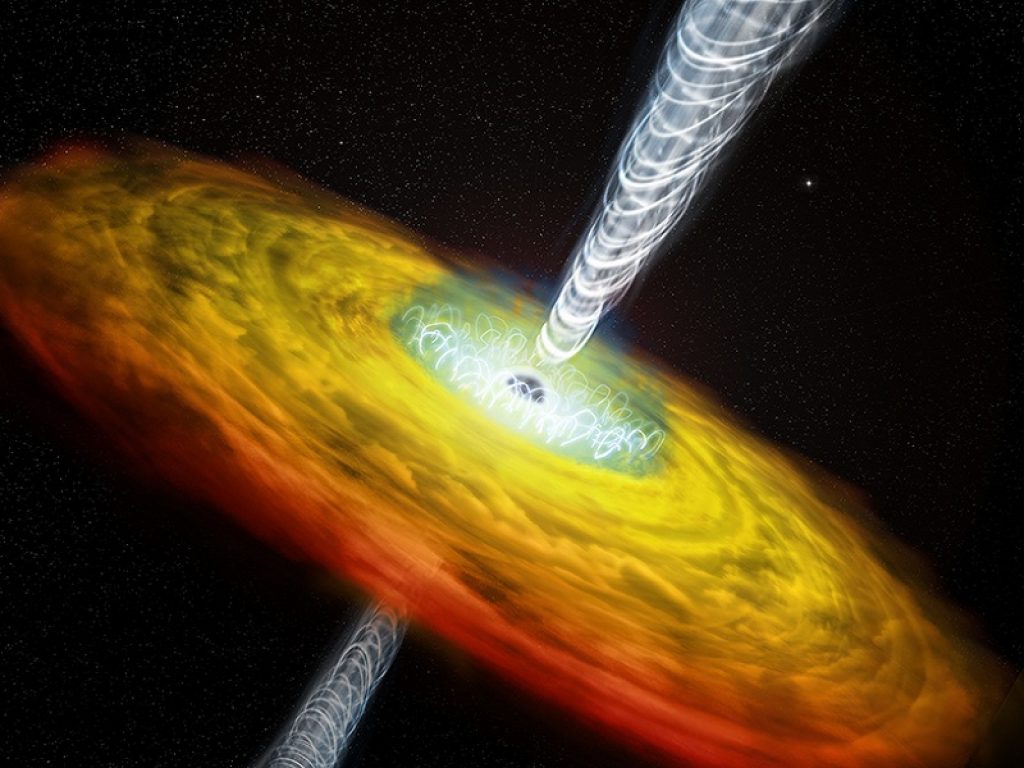 Quasar: nuovo studio fa luce sui getti di materia