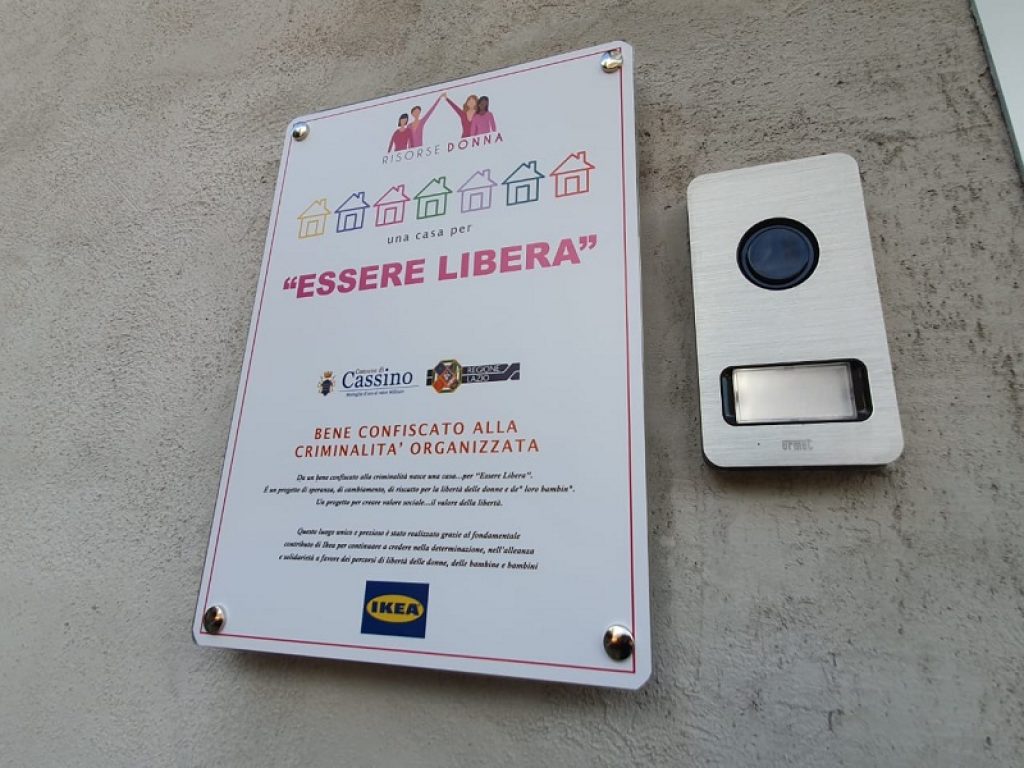 Cassino: inaugurata la casa rifugio "Essere Libera"