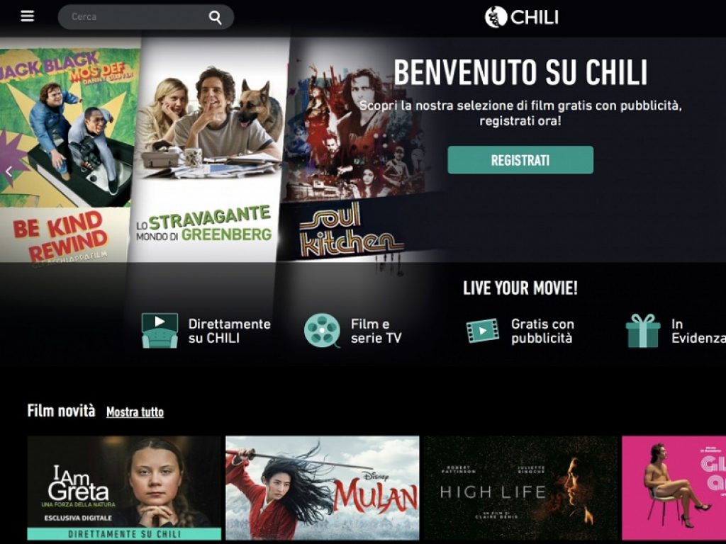 Bonus Cultura di 18APP spendibile anche su Chili