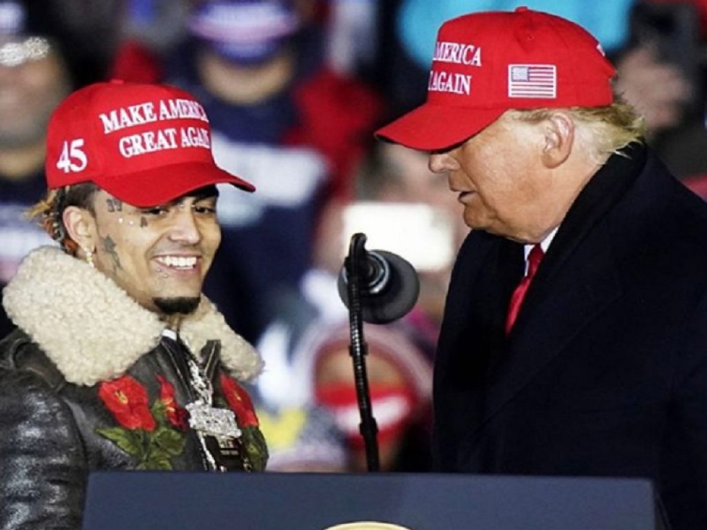Lil Pump sostiene Trump e Bella Hadid lo chiama “perdente”