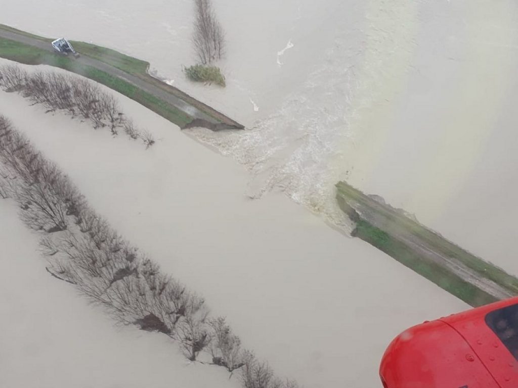 Maltempo, esonda il Panaro: paura a Nonantola