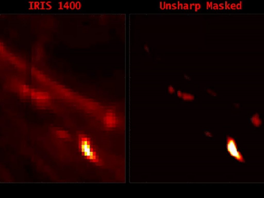 Un gruppo di ricercatori, analizzando i dati di Iris e Sdo, potrebbe essere riuscito a osservare per la prima volta nanobrillamenti nella corona solare