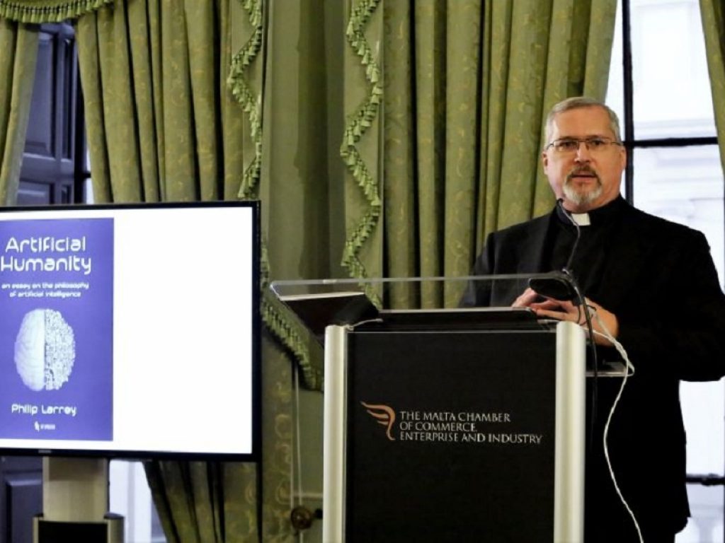 Padre Philip Larrey, docente alla Pontificia Università Lateranense, indaga in un libro il legame tra Intelligenza artificiale, salute e risvolti etico-filosofici