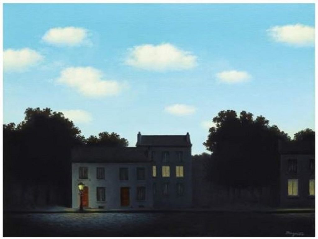 L'impero delle luci di Magritte metafora del presente