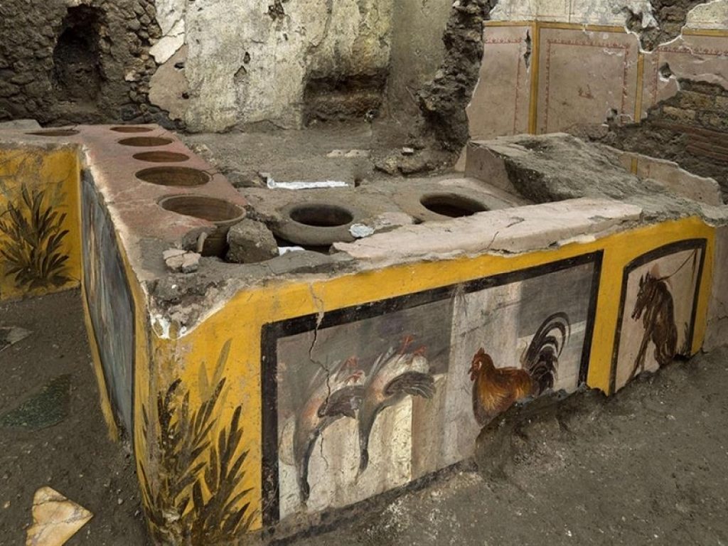 Tracce della Dieta Mediterranea al termopolio di Pompei